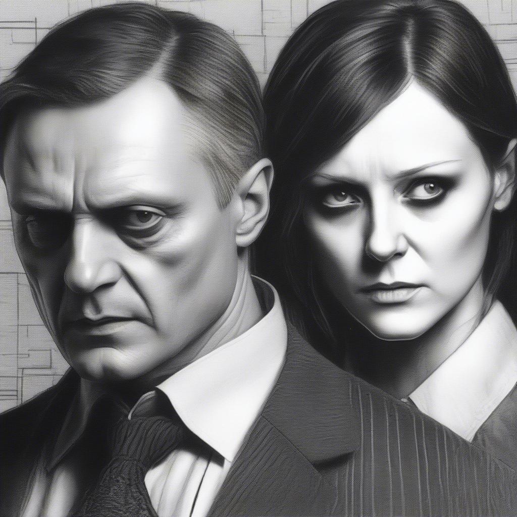 Hannibal and Clarice Intense Stare