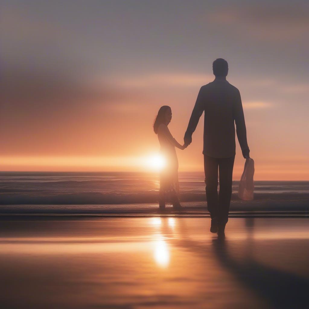 Couple holding hands, symbolizing simple expressions of love