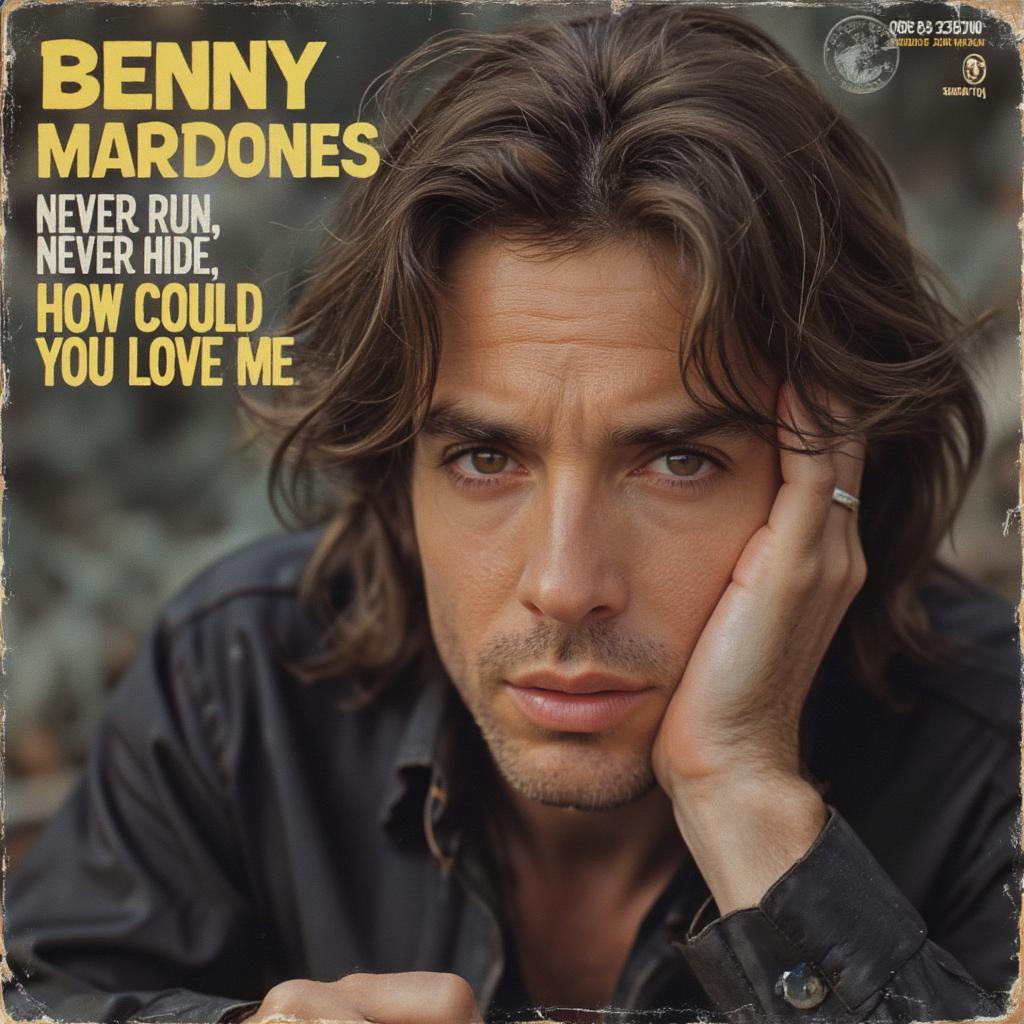 Benny Mardones' "Never Run, Never Hide" album cover