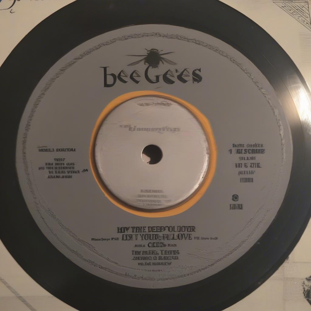 Bee Gees' How Deep Is Your Love Vinyl Record