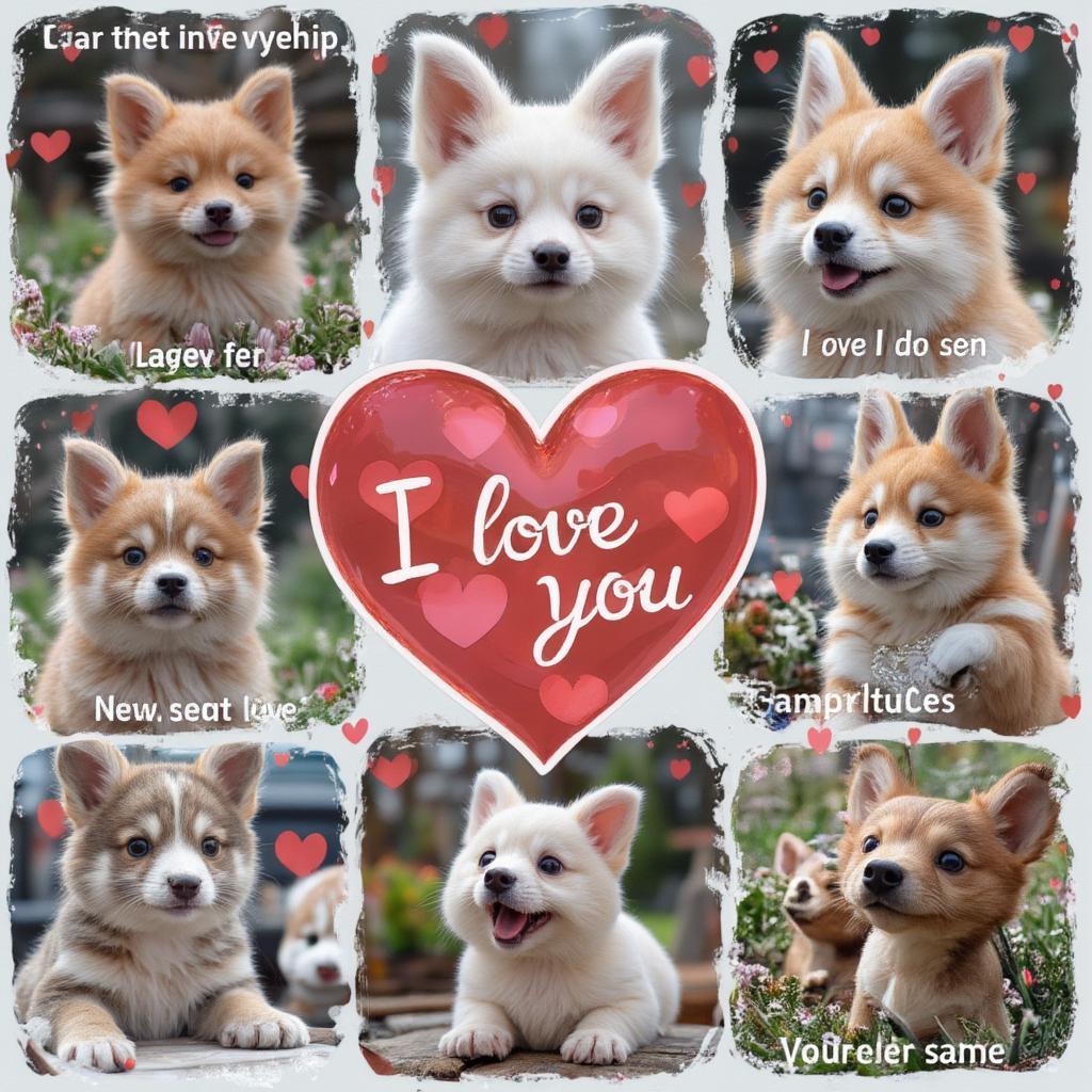 Variety of "I Love You" Memes