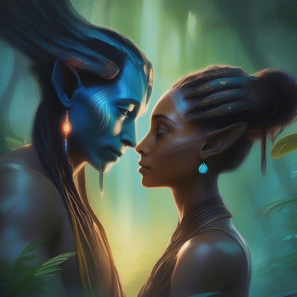 Jake and Neytiri connect through "I see you"