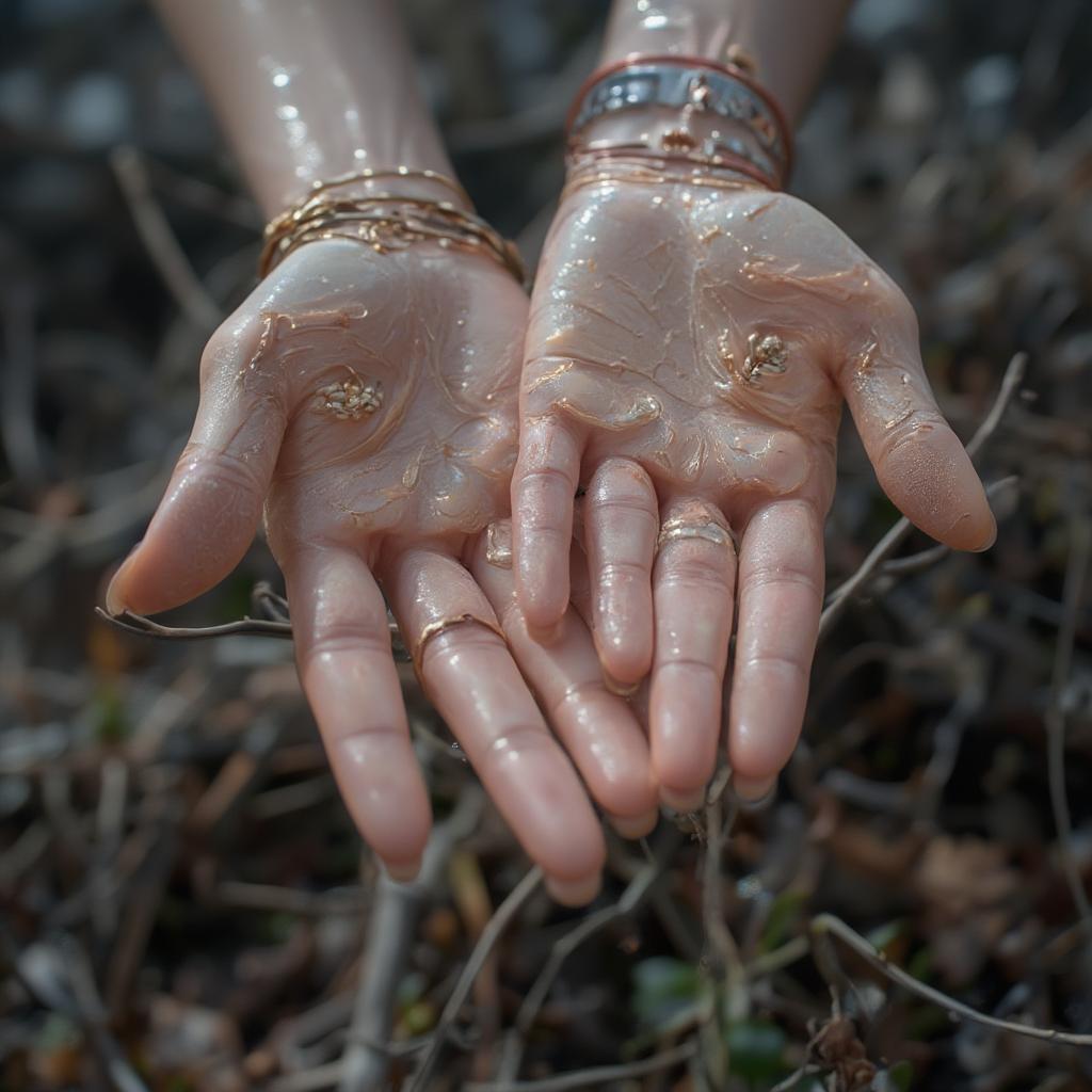 A close-up of a couple holding hands, emphasizing the subtle yet powerful way of expressing affection in Japanese culture.