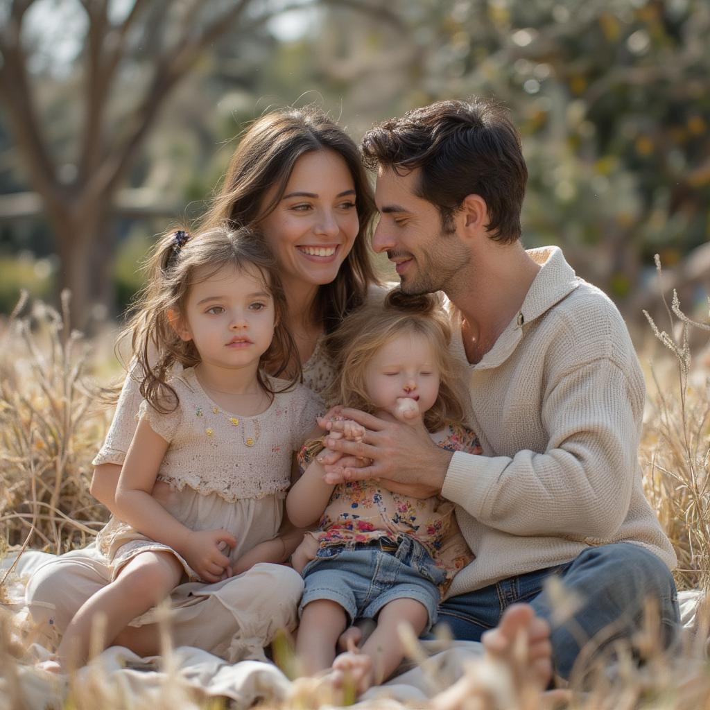 Jennifer Love Hewitt and Brian Hallisay with Their Children