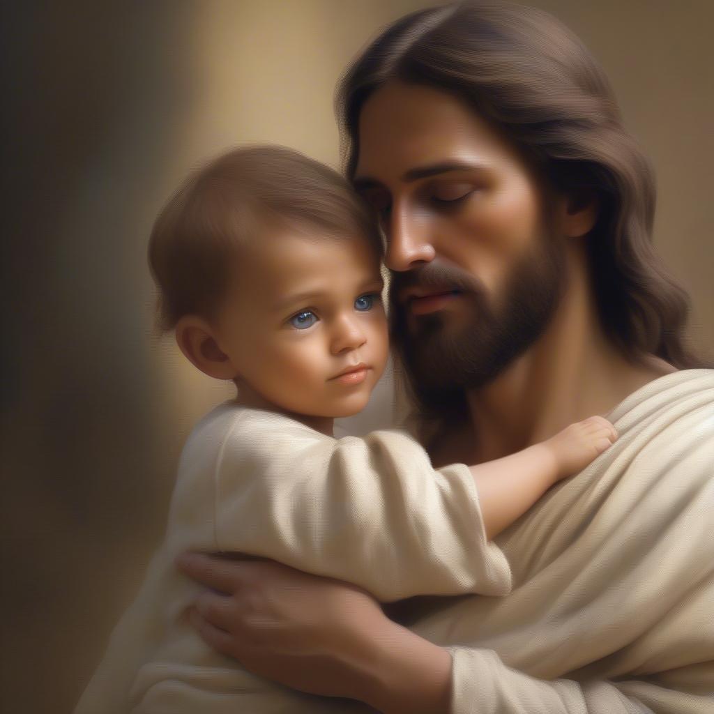 Jesus Holding a Child