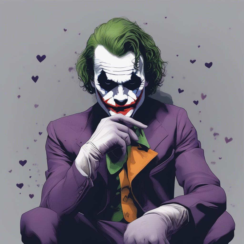 Joker Contemplating Love