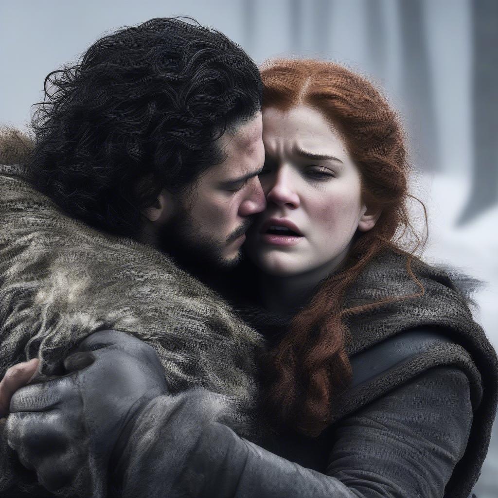 Jon Snow Mourning Ygritte