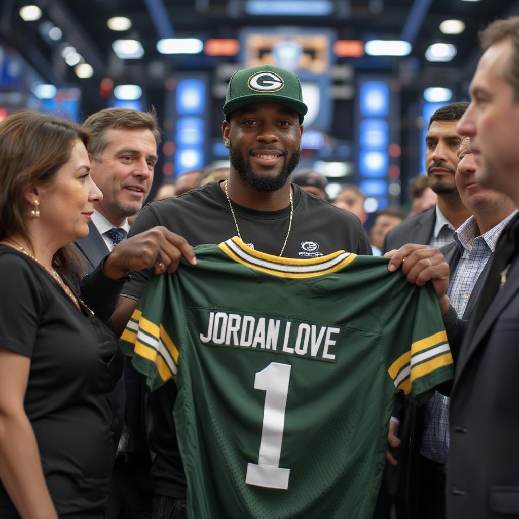 Jordan Love on Draft Day