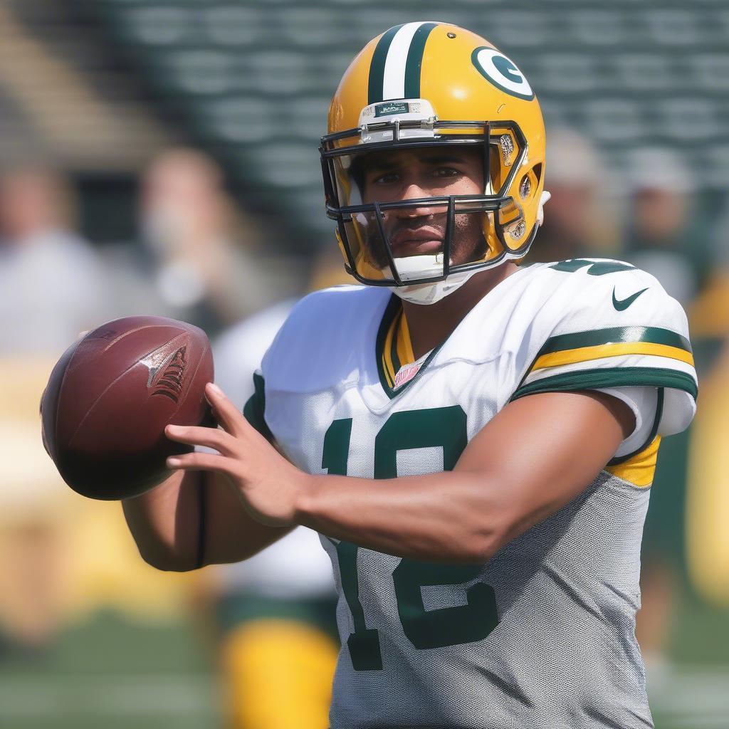 Jordan Love Training with Green Bay Packers