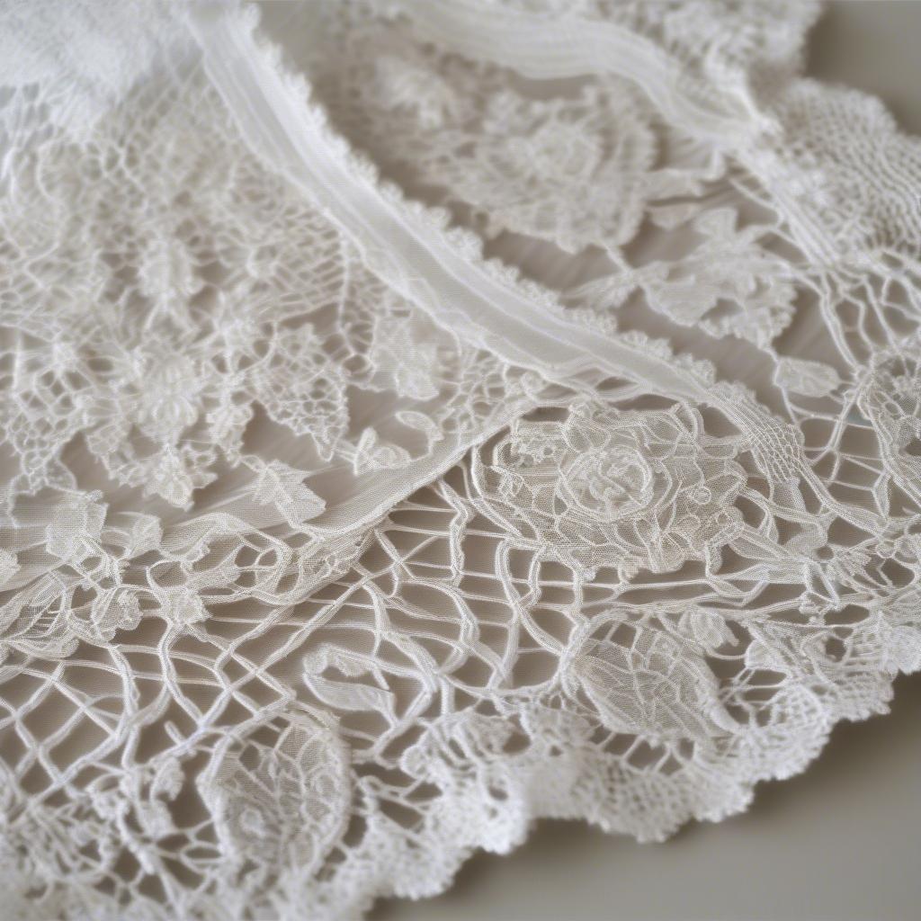 Close-up of a Lace Anniversary Gift