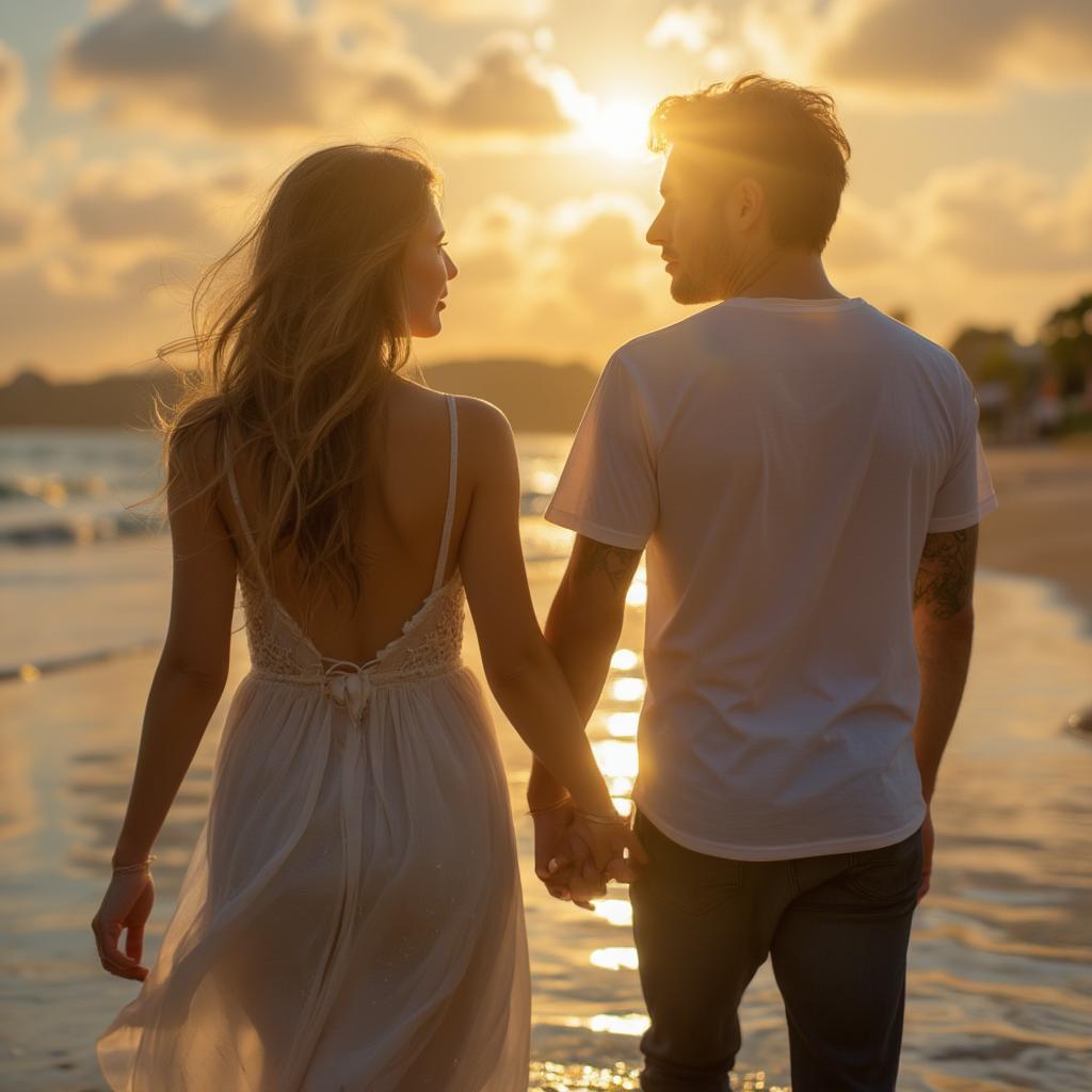 Couple Holding Hands Symbolizing Lasting Love