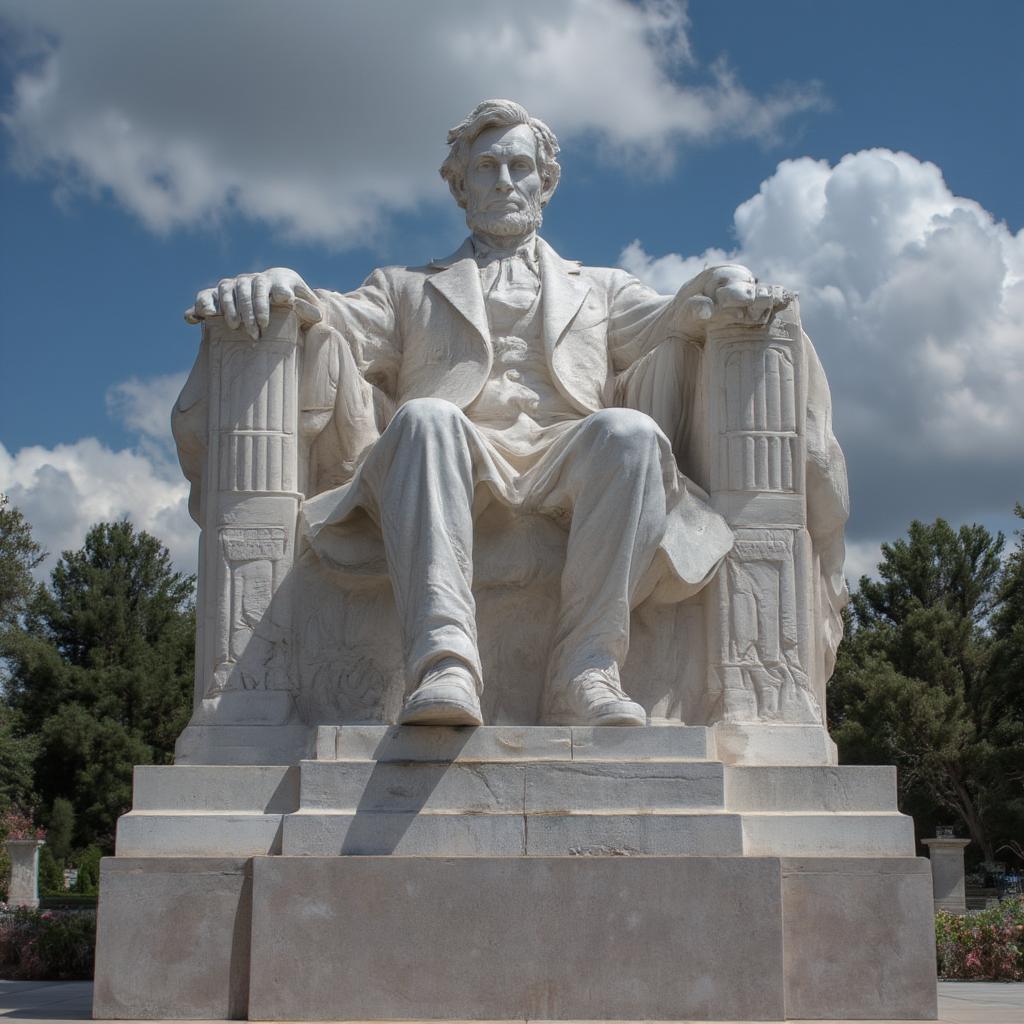 The Lincoln Memorial in Washington D.C.