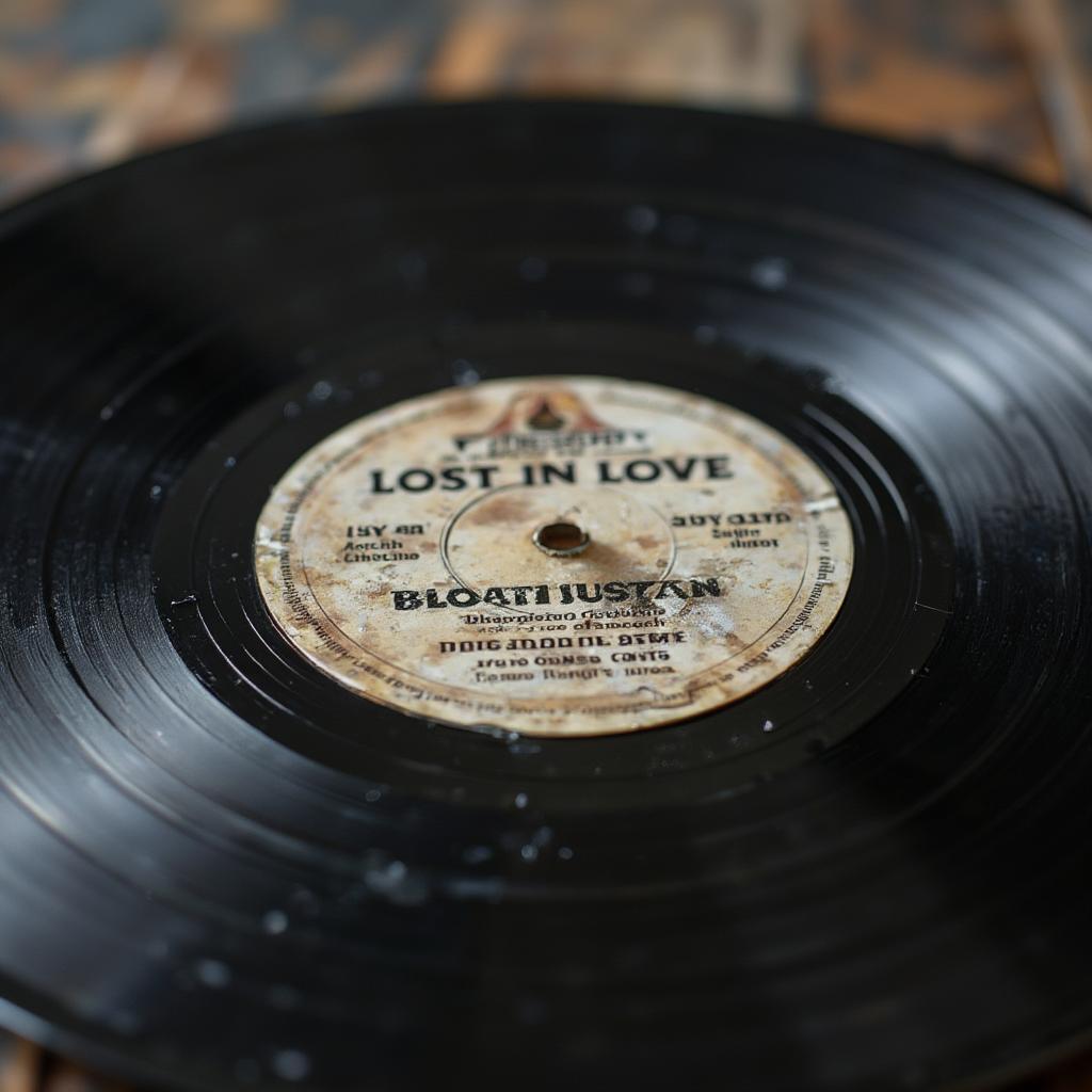 Vintage Vinyl Record of "Lost in Love"