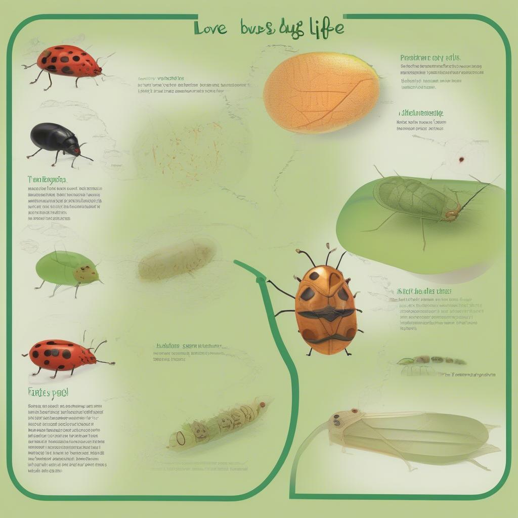 Love Bug Life Cycle Stages