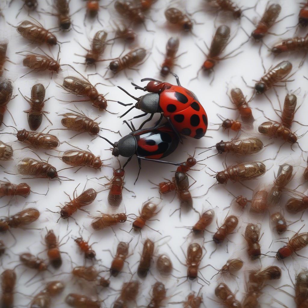 Love Bugs in Mating Swarm