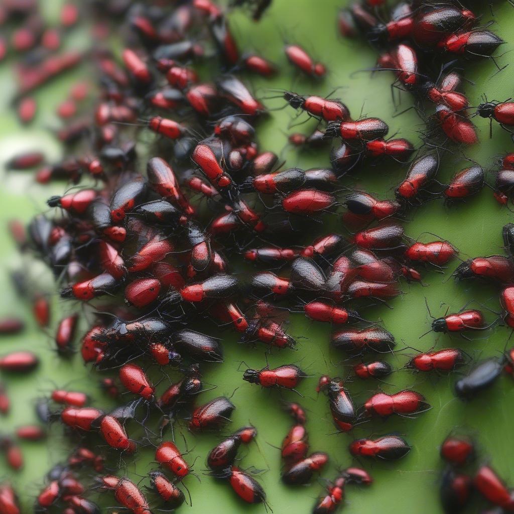 Love bug swarm in Florida during mating season