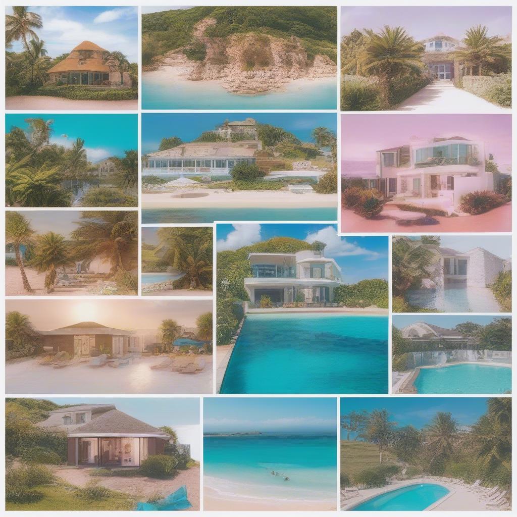 A Collage of Love Island Seasons