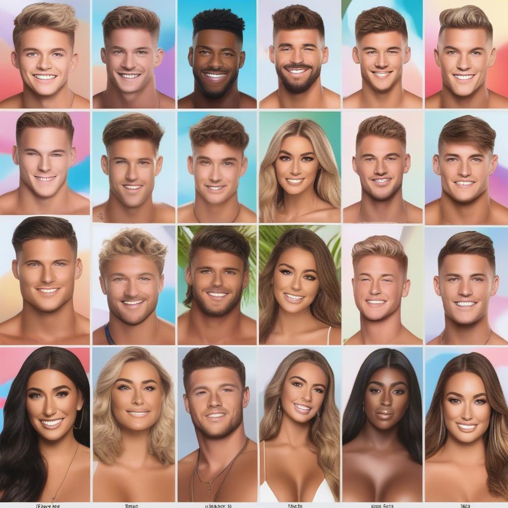 Love Island Contestant Height Chart