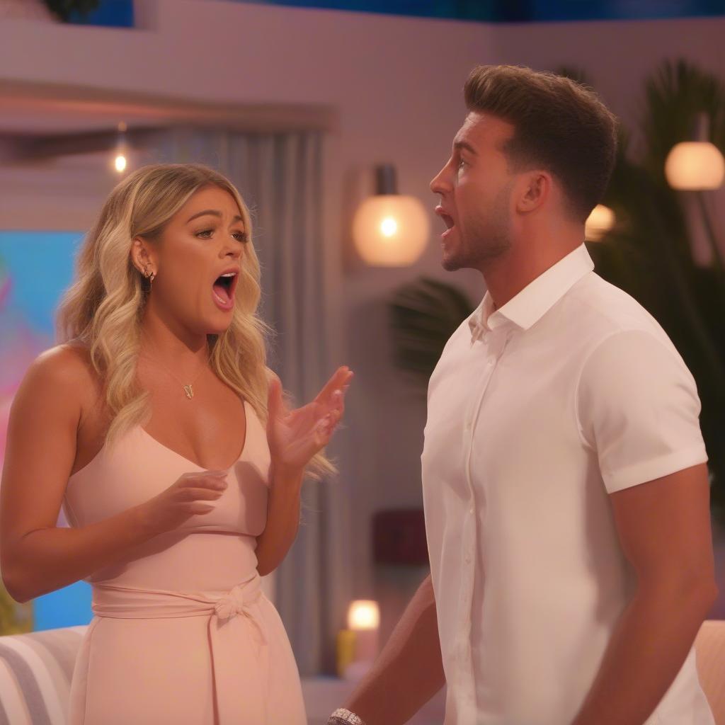 Love Island Reunion Drama