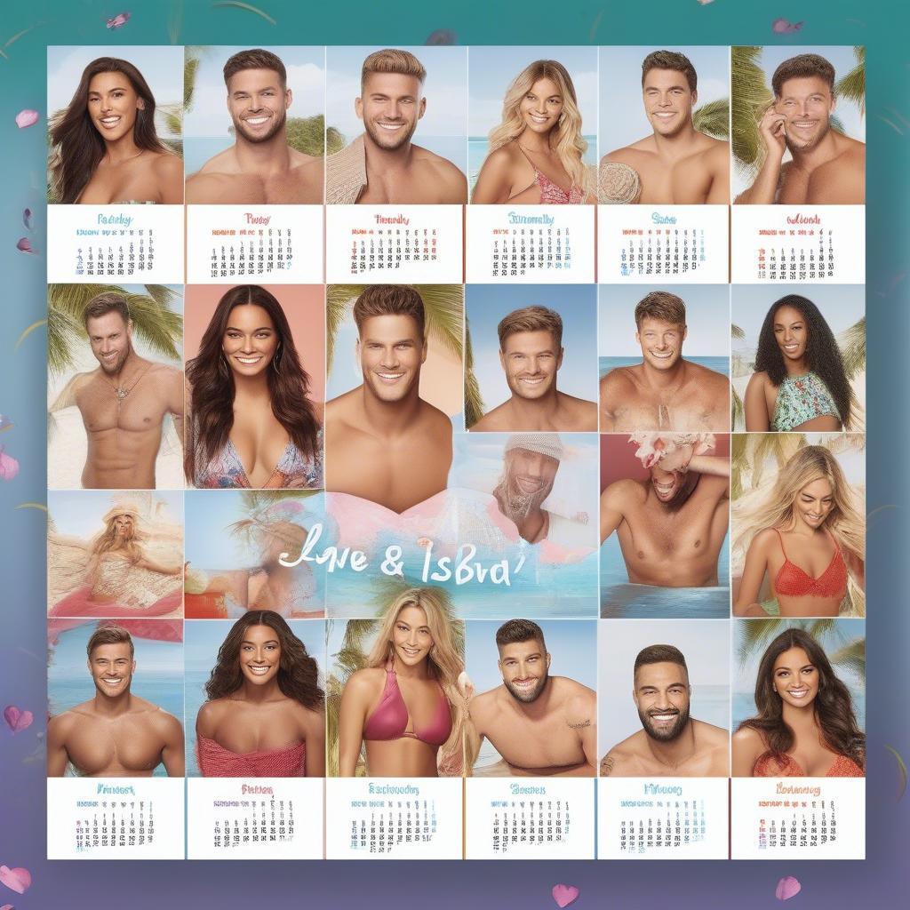 Love Island UK Calendar and Premiere Dates