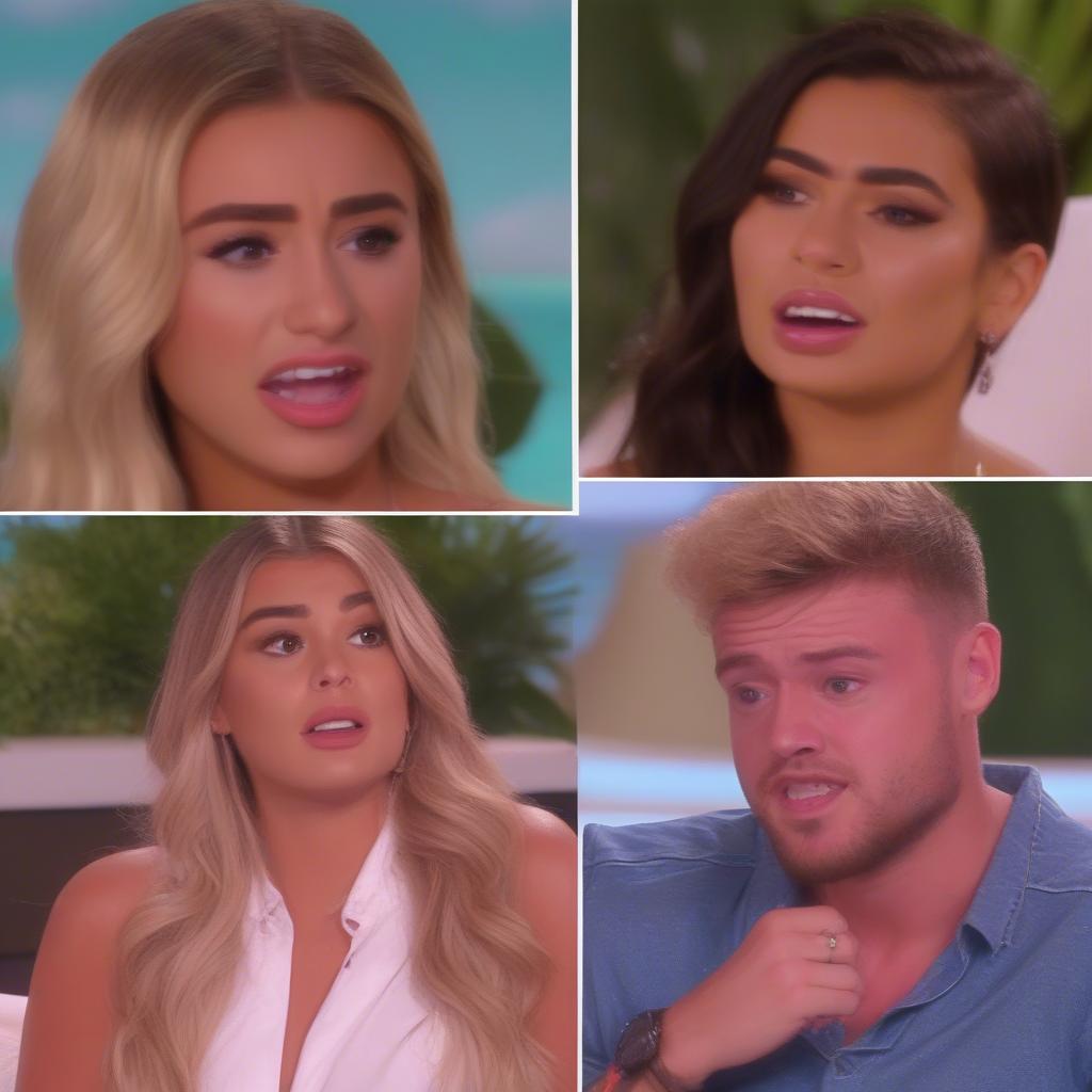 Dramatic Moments in Love Island UK