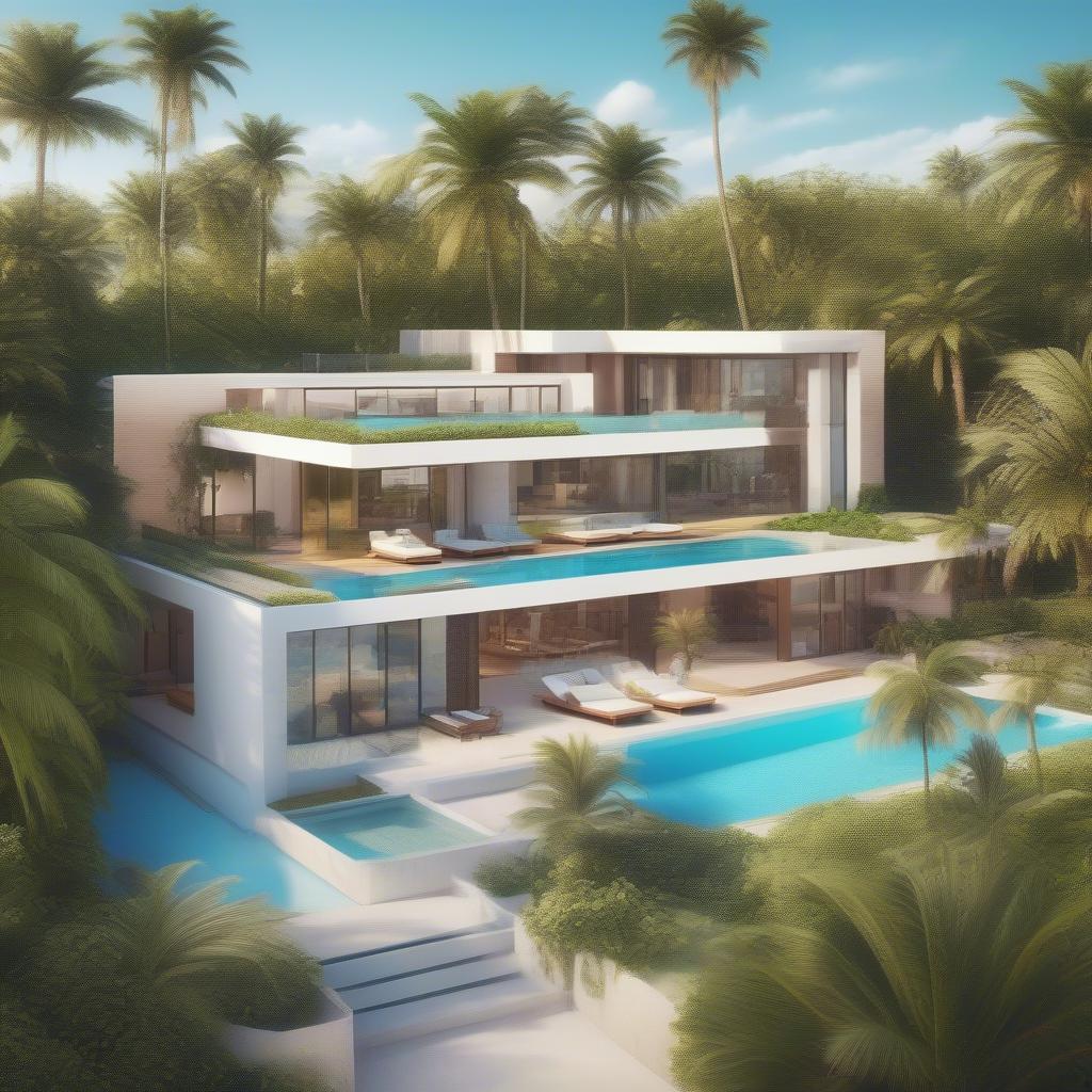 Love Island Villa Exterior 2024