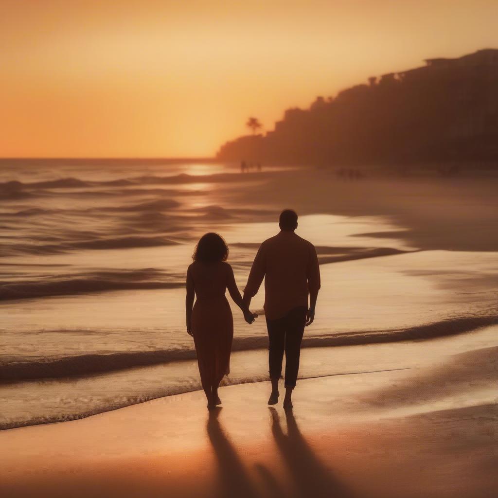 Happy Couple on Beach