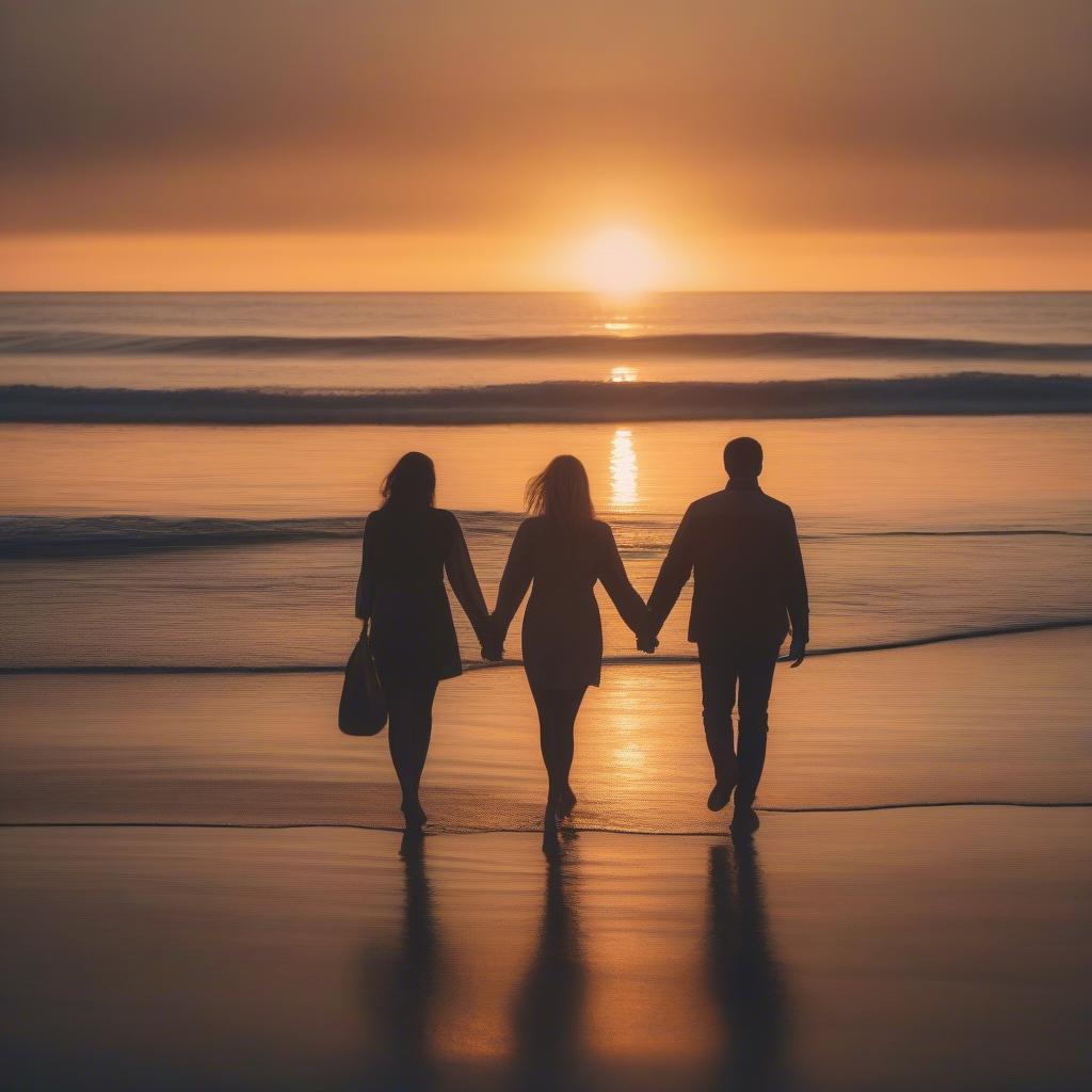 Couple holding hands, symbolizing love and respect.