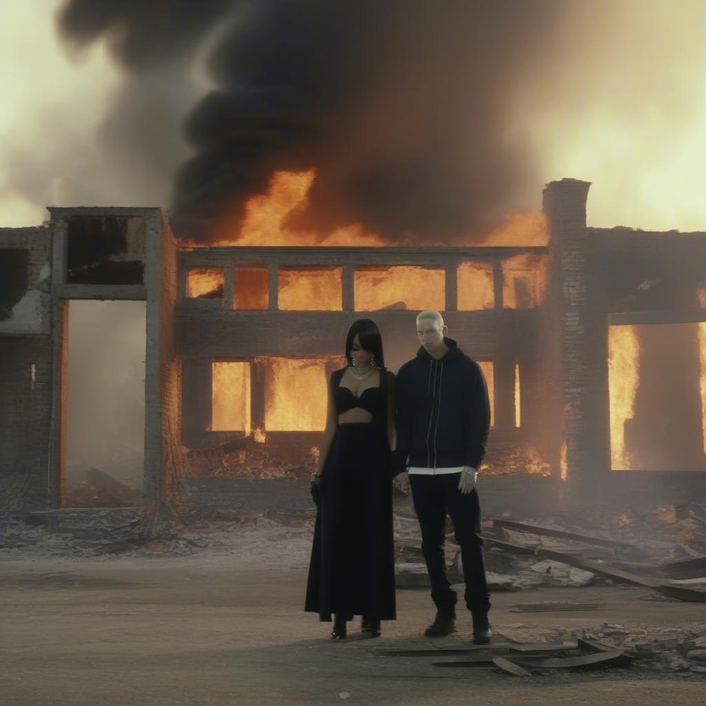 Eminem and Rihanna in "Love the Way You Lie"