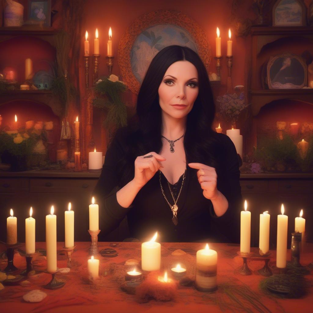 Elaine's Altar in The Love Witch