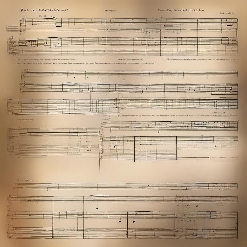 Sheet music with lyrics of "What the World Needs Now Is Love"