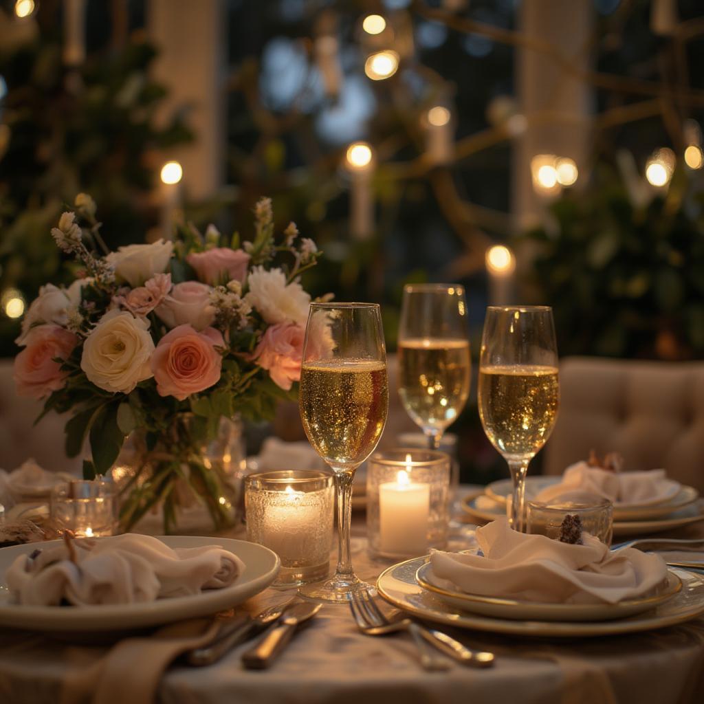 Romantic Dinner Setting