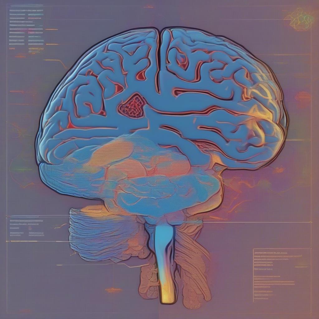 A man's brain activity during love showing increased dopamine and oxytocin levels