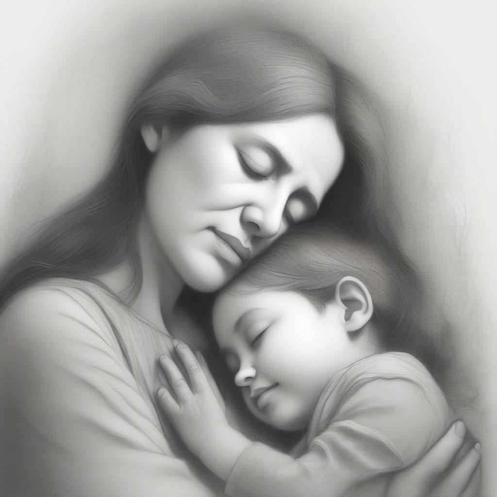 A Mother's Embrace: Warmth and Security