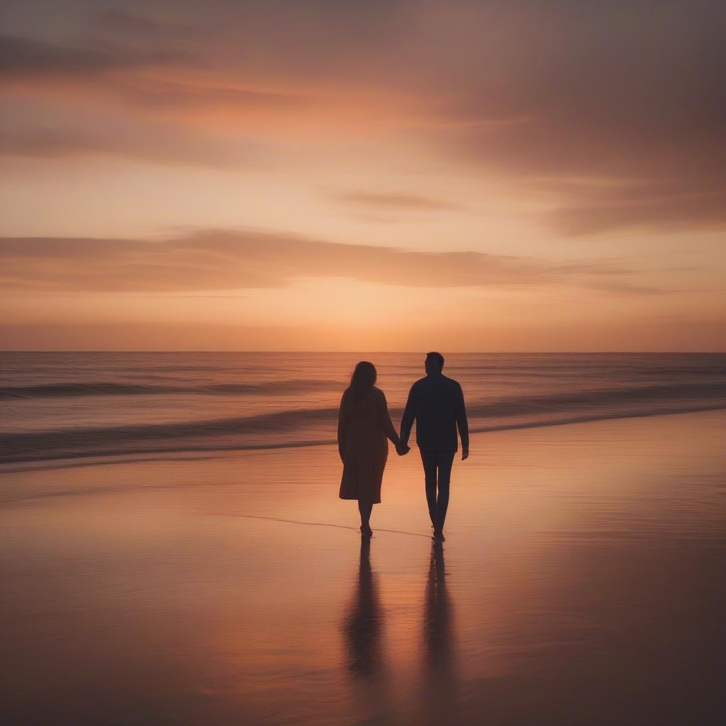 Couple holding hands, representing togetherness and support