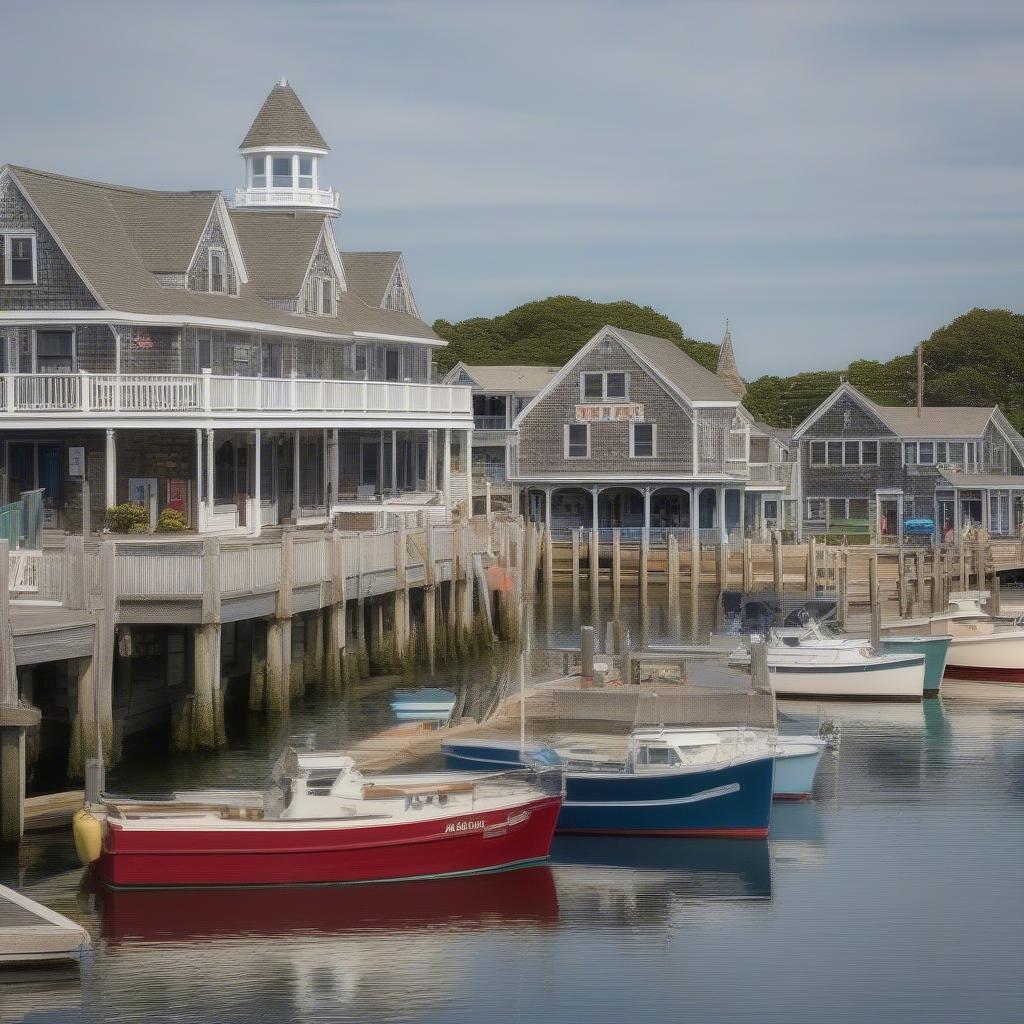 Oak Bluffs Harbor: A key filming location for Love on the Right Course