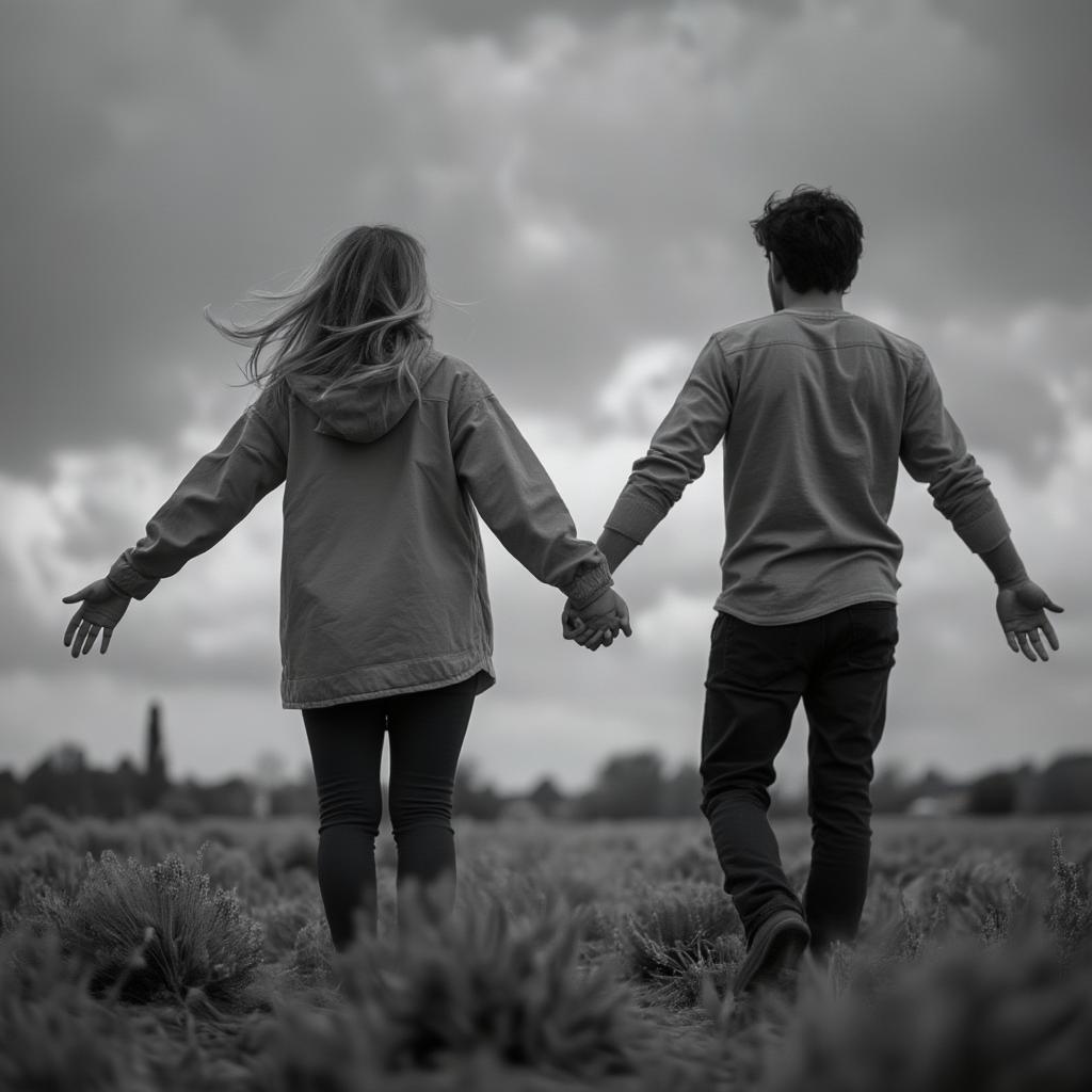 Couple holding hands, symbolizing support and resilience during challenging times.