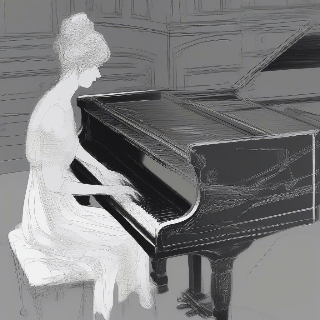 Pianist playing "Can't Help Falling in Love"