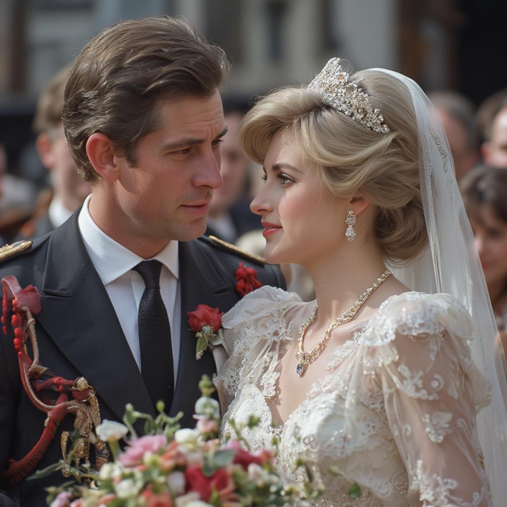 Prince Charles and Diana's wedding photo