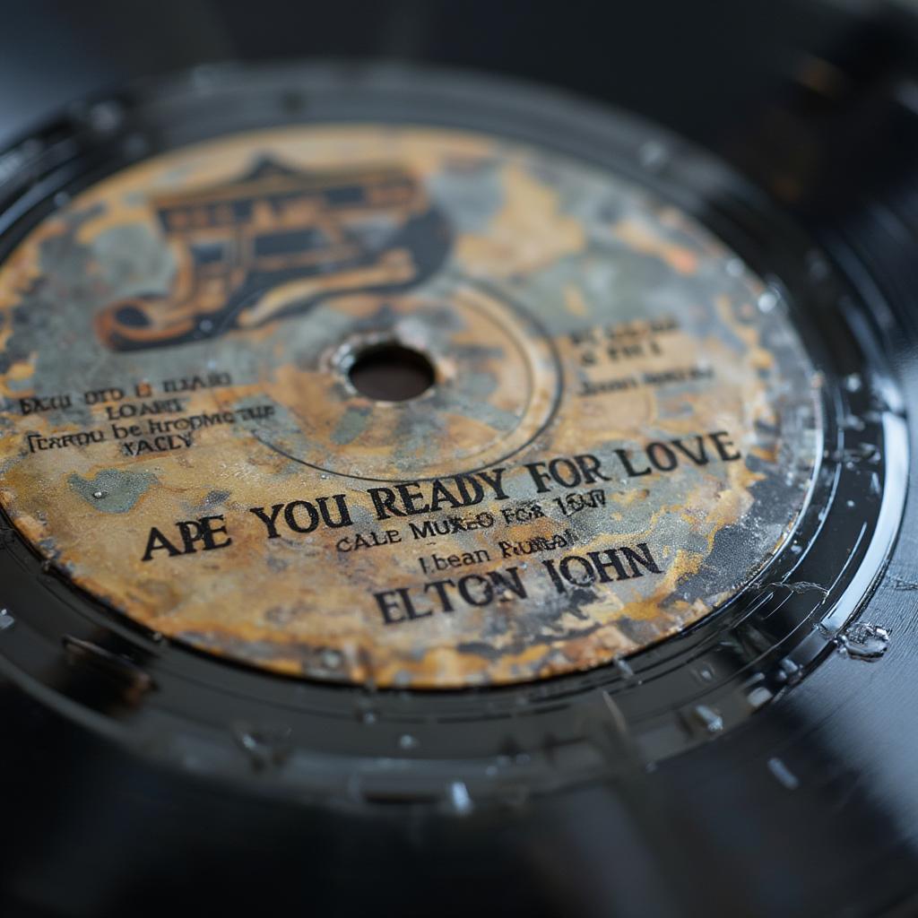 Elton John's "Are You Ready for Love" Vinyl Record