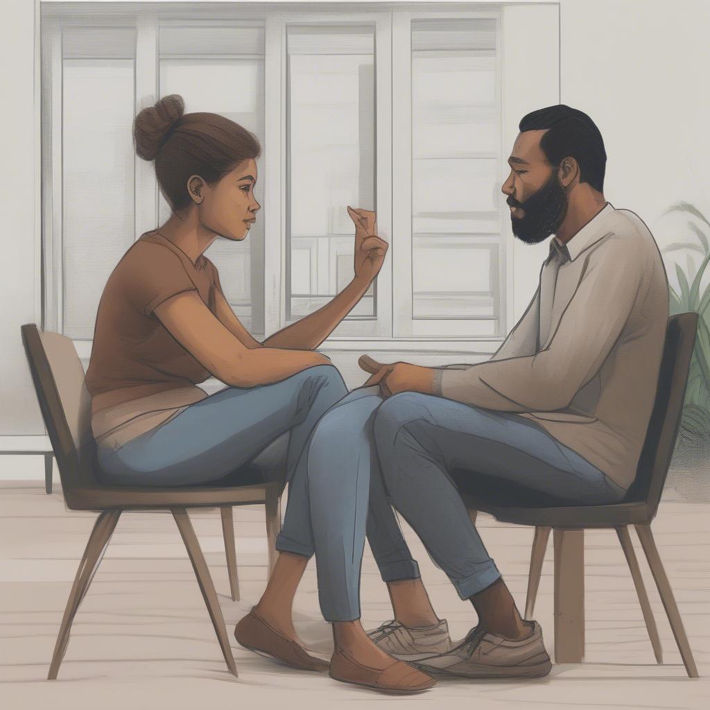 Couple Communicating and Resolving Conflict