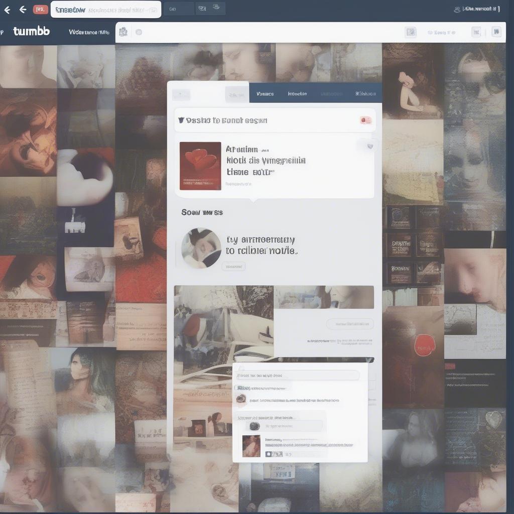 A screenshot of a Tumblr dashboard showing a user saving a love quote to their "favorites" collection.