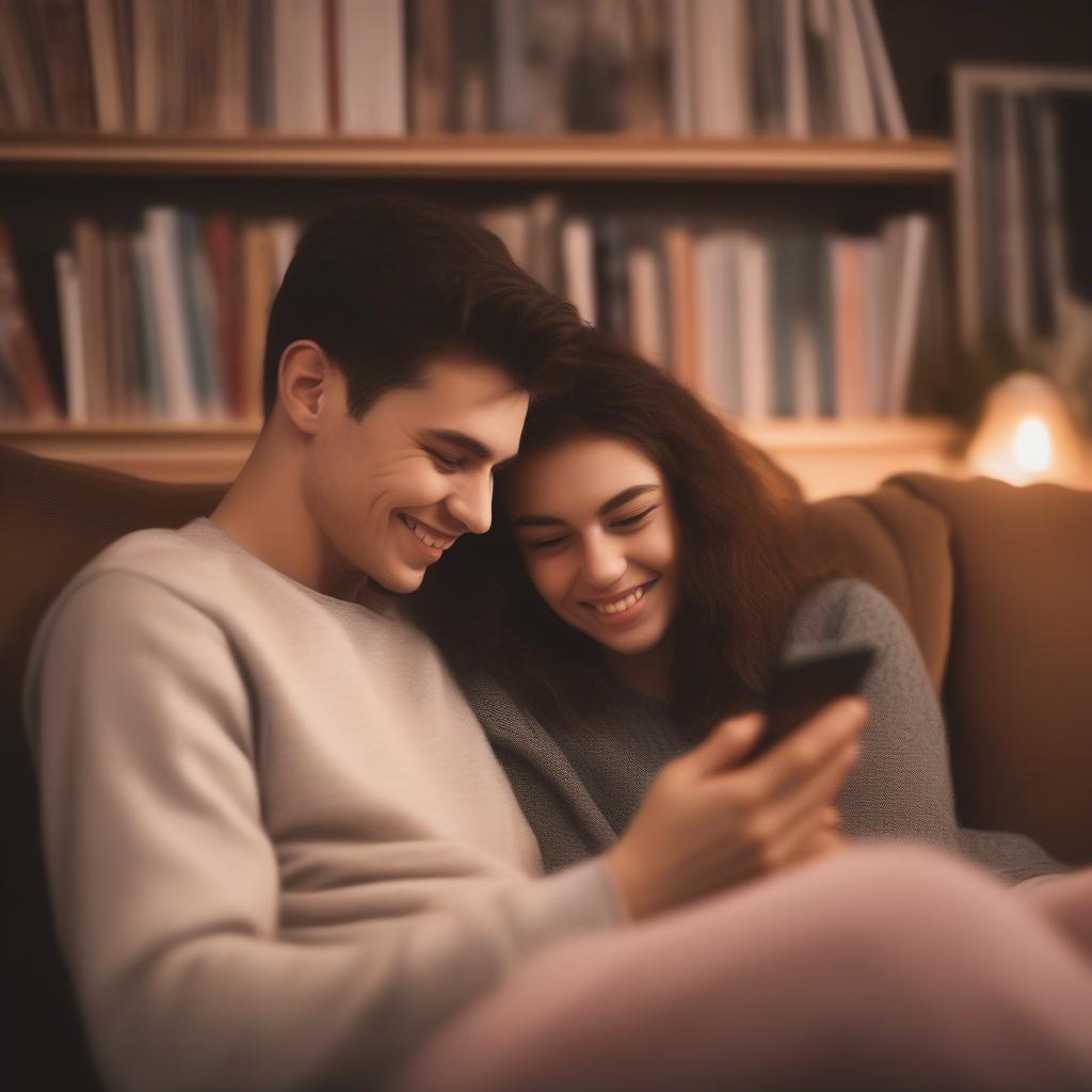 Cute Couple Texting - Short & Sweet Love Quotes