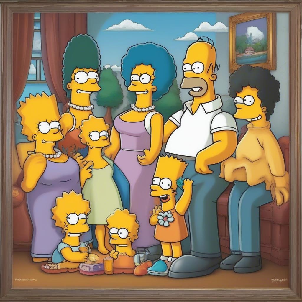 The Simpson family together