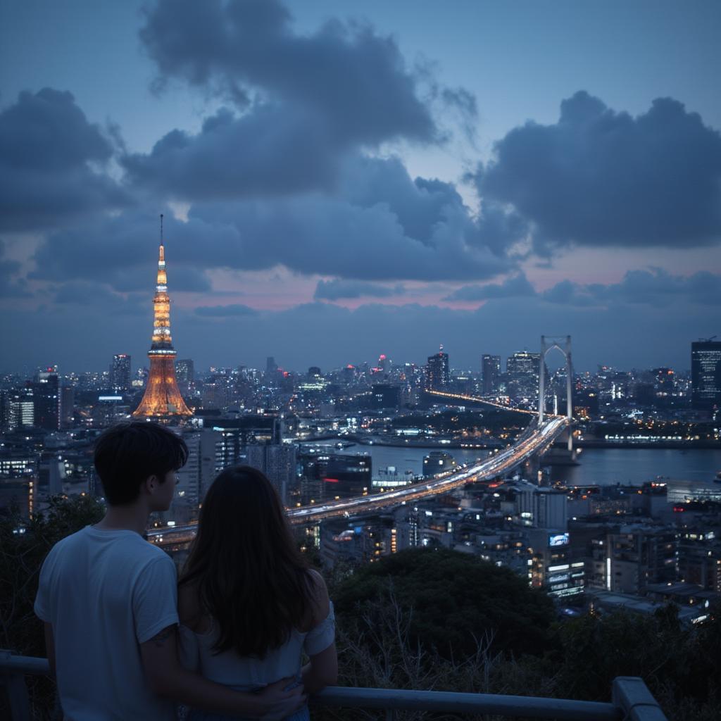 Tokyo Cityscape Romance