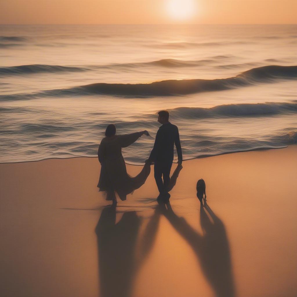 Couple Holding Hands on Their Two Year Love Anniversary