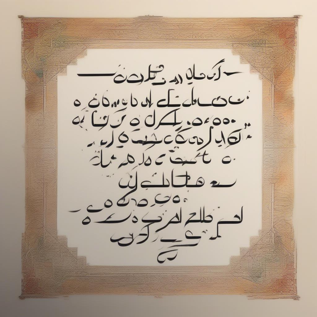 Calligraphy of beautiful Urdu love and life quotes