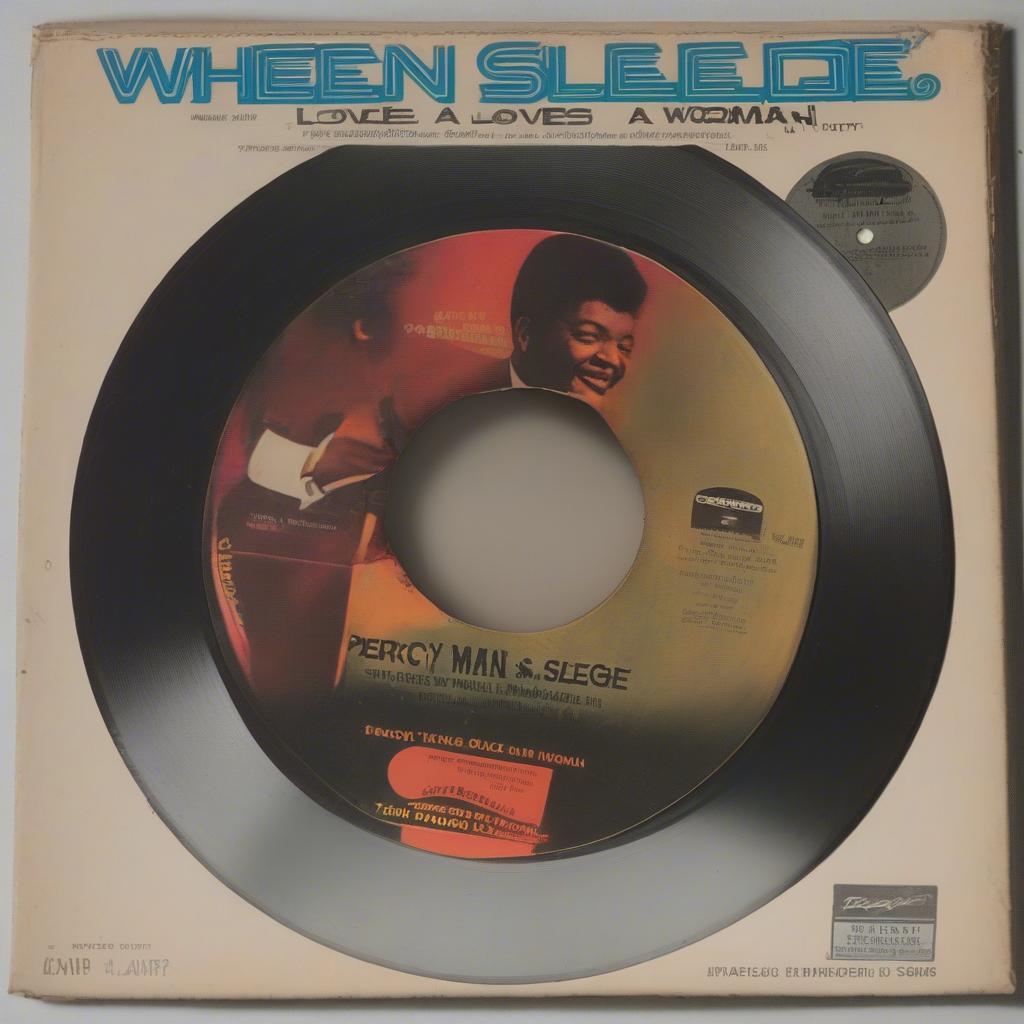 Vinyl record of "When a Man Loves a Woman"