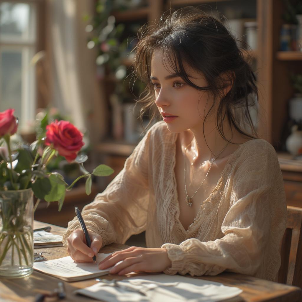 Writing a Romantic Letter