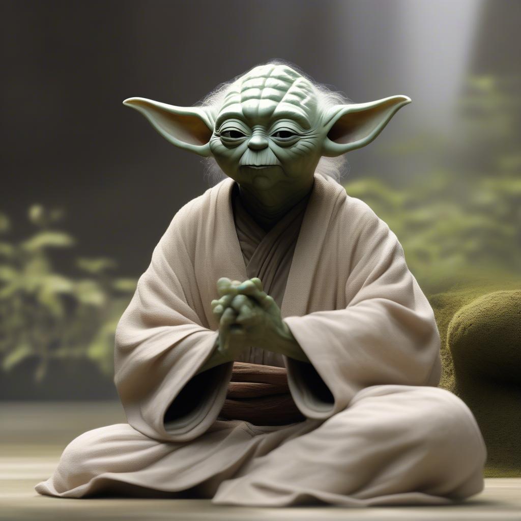 Yoda Sharing Wisdom on Love